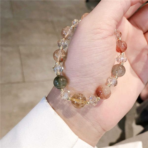 beaded strands 2021 new sweet pink/clear/gray multicolor crystal beads beaded strand bracelets bangles for women girls fashion jewelry ybr50, Black
beaded strands 2021 new sweet pink/clear/gray multicolor crystal beads beaded strand bracelets bangles for women girls fashion jewelry ybr50, Black