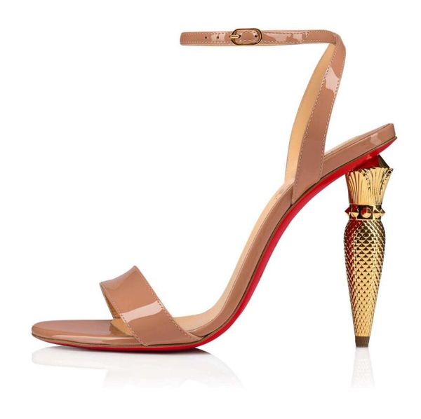 women pumps reds sole sandal high heels lipqueen heel 100mm patent leather ankle strap style luxury designer, Black
women pumps reds sole sandal high heels lipqueen heel 100mm patent leather ankle strap style luxury designer, Black