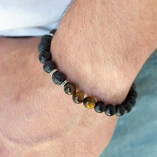 beaded strands tube charm bracelet men 2022 fashion simple tiger eye stone matte bead bracelet for men jewelry gift pulsera hombre l221012, Black
beaded strands tube charm bracelet men 2022 fashion simple tiger eye stone matte bead bracelet for men jewelry gift pulsera hombre l221012, Black