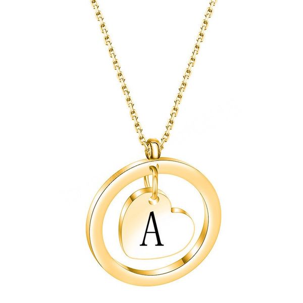 fashion gold color stainless steel initial letter pendant necklace for women girl a-z alphabet collares mujer jewelry, Silver
fashion gold color stainless steel initial letter pendant necklace for women girl a-z alphabet collares mujer jewelry, Silver