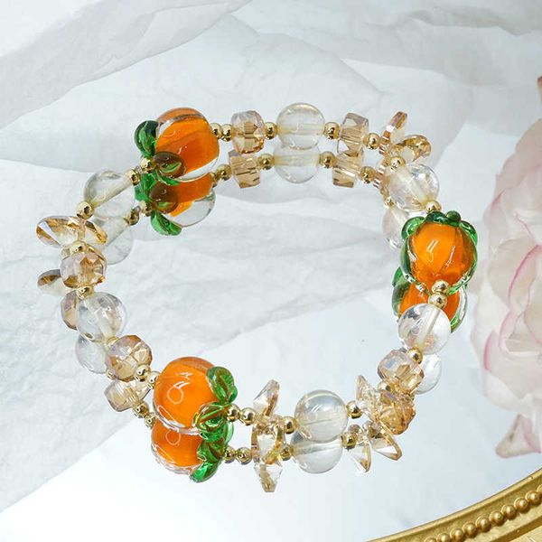 beaded strands plant persimmon shape handmade crystal beads strand bracelets for women adjustable gold plated bracelet fashion jewelry ybr32, Black
beaded strands plant persimmon shape handmade crystal beads strand bracelets for women adjustable gold plated bracelet fashion jewelry ybr32, Black