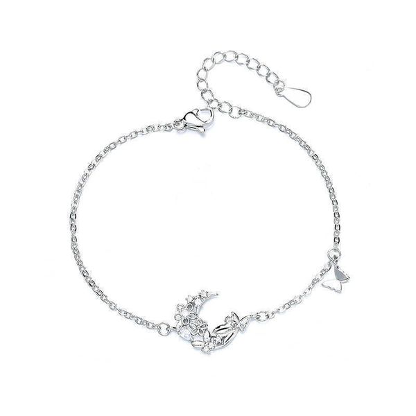 beaded strands 925 stamped new bracelet for women crystal butterfly moon chain charms fashion bracelets lucky jewelry gift pulseras mujer l2, Black
beaded strands 925 stamped new bracelet for women crystal butterfly moon chain charms fashion bracelets lucky jewelry gift pulseras mujer l2, Black