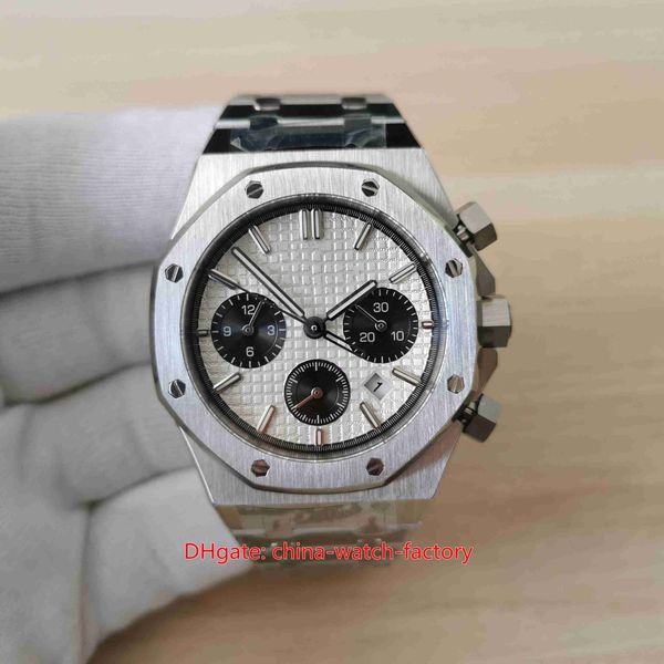 items mens watch 41mm 26240 white dial chronograph satch sapphire glass stainless steel watches eta 7750 movement mechanical automatic men&#, Slivery;brown
items mens watch 41mm 26240 white dial chronograph satch sapphire glass stainless steel watches eta 7750 movement mechanical automatic men&#, Slivery;brown