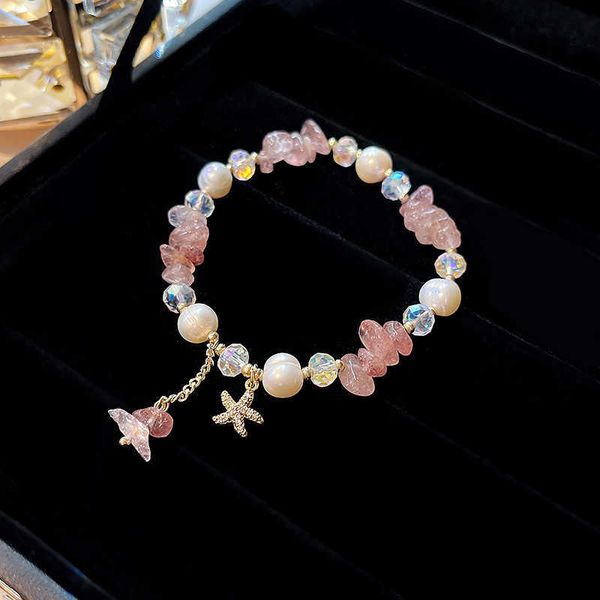 beaded strands new starfish pendant irregular natural pink crystal freshwater pearls beaded bracelets for women female fashion jewelry ybr52, Black
beaded strands new starfish pendant irregular natural pink crystal freshwater pearls beaded bracelets for women female fashion jewelry ybr52, Black