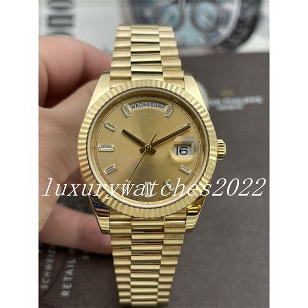 v5 version men's watches nf gold 40mm fluted bezel automatic mechanical stainless steel bracelet 2813 movement diamond time scale sapph, Slivery;brown
v5 version men's watches nf gold 40mm fluted bezel automatic mechanical stainless steel bracelet 2813 movement diamond time scale sapph, Slivery;brown
