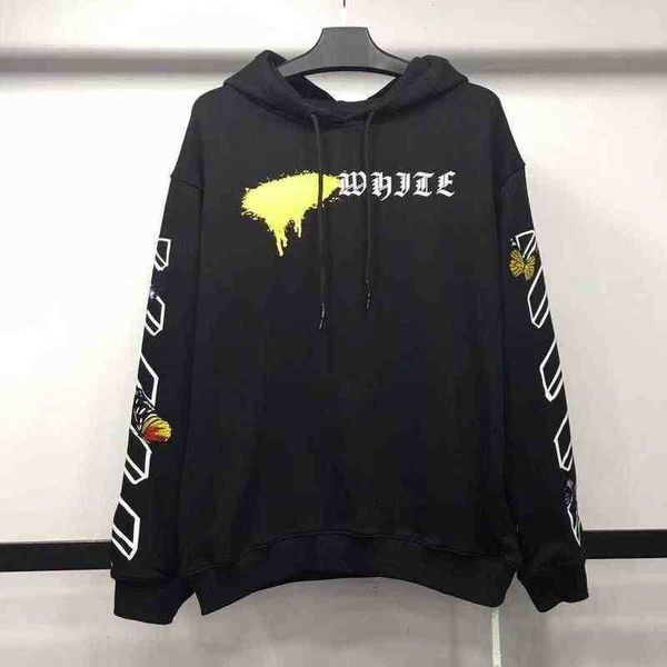 sweatshirts early off hoodies 2021 spring high version quality butterfly embroidery arrow print hoodie loose trend autumn and winter, Black
sweatshirts early off hoodies 2021 spring high version quality butterfly embroidery arrow print hoodie loose trend autumn and winter, Black