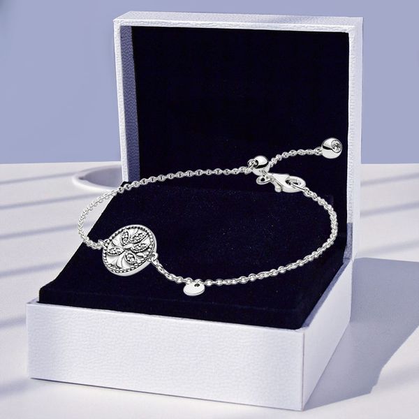 sparkling family tree slider bracelet with original box for pandora real 925 sterling silver women girls wedding jewelry hand chain girlfrie, Golden;silver
sparkling family tree slider bracelet with original box for pandora real 925 sterling silver women girls wedding jewelry hand chain girlfrie, Golden;silver