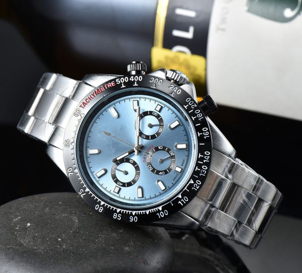 2022 men's luxury high-end atmosphere men's stainless steel 6 needle quartz chronograph running second watch business fashion watc, Slivery;brown
2022 men's luxury high-end atmosphere men's stainless steel 6 needle quartz chronograph running second watch business fashion watc, Slivery;brown