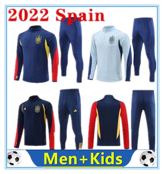 22 23 spain soccer tracksuit pedri ferran morata a.iniesta pedri espana camiseta 2022 world training suit cup alcacer sergio men kids unifor, Black
22 23 spain soccer tracksuit pedri ferran morata a.iniesta pedri espana camiseta 2022 world training suit cup alcacer sergio men kids unifor, Black