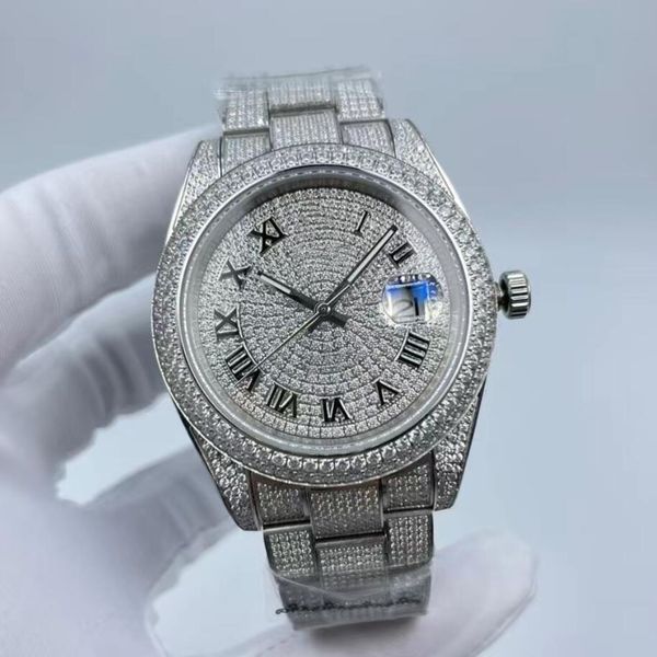mens mechanical watches luxury full 41mm diamond dail precision and durabilit watch with automatic movement and stainless steel case sapphir, Slivery;brown
mens mechanical watches luxury full 41mm diamond dail precision and durabilit watch with automatic movement and stainless steel case sapphir, Slivery;brown