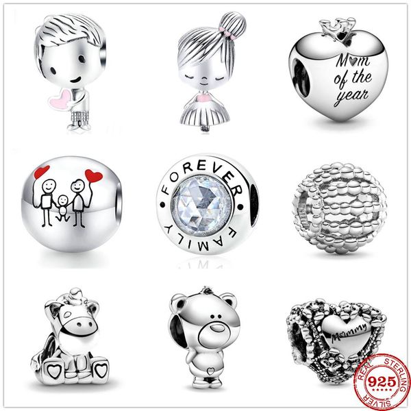 925 sterling silver dangle charm women beads jewelry gift new boy girl unicorn family flower heart mummy bead fit pandora charms bracelet di, Bronze;silver
925 sterling silver dangle charm women beads jewelry gift new boy girl unicorn family flower heart mummy bead fit pandora charms bracelet di, Bronze;silver