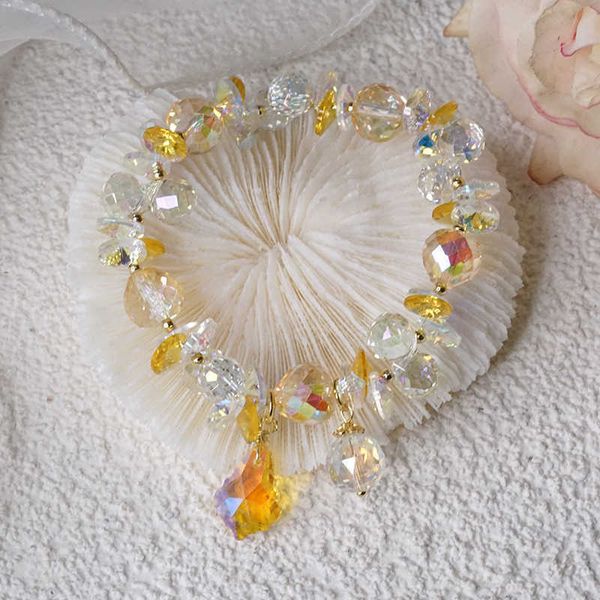 beaded strands 2 styles light yellow crystal beaded strand bracelets for women female sweet party fashion jewelry gifts for girlfriend ybr46, Black
beaded strands 2 styles light yellow crystal beaded strand bracelets for women female sweet party fashion jewelry gifts for girlfriend ybr46, Black