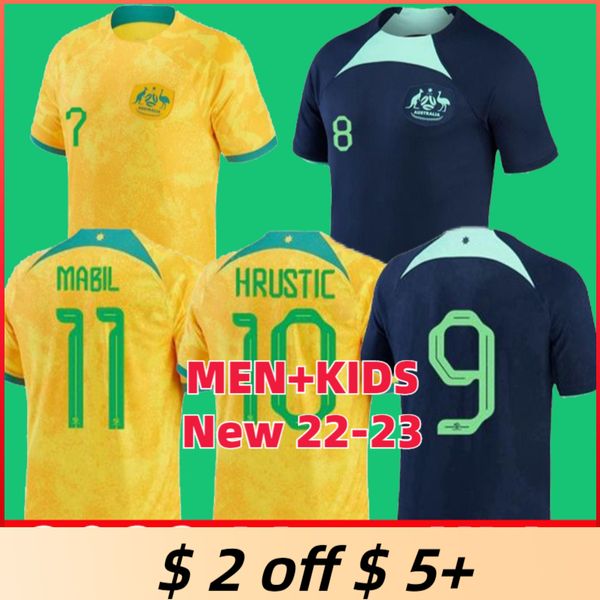 2022 australias world cup soccer jerseys home away mooy 13 souttar 19 hrustic 10 boyle 6 irvine 22 mabil mcgree 2022 2023 football shirt men, Black;yellow
2022 australias world cup soccer jerseys home away mooy 13 souttar 19 hrustic 10 boyle 6 irvine 22 mabil mcgree 2022 2023 football shirt men, Black;yellow