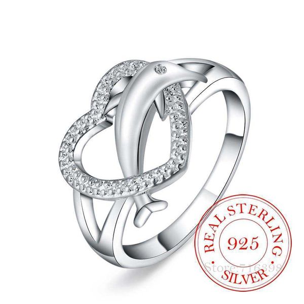 cluster rings high-quality dolphin heart crystal infinity couple's ring 925 sterling silver rings for women men bague argent 925 anillo, Golden;silver
cluster rings high-quality dolphin heart crystal infinity couple's ring 925 sterling silver rings for women men bague argent 925 anillo, Golden;silver