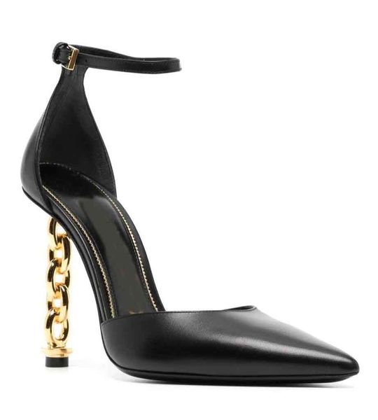 luxury design women d'orsay sandals shoes sculpted gold-tone chain-link heels slingback nude black calf leather lady pumps eu35-43 glad
luxury design women d'orsay sandals shoes sculpted gold-tone chain-link heels slingback nude black calf leather lady pumps eu35-43 glad