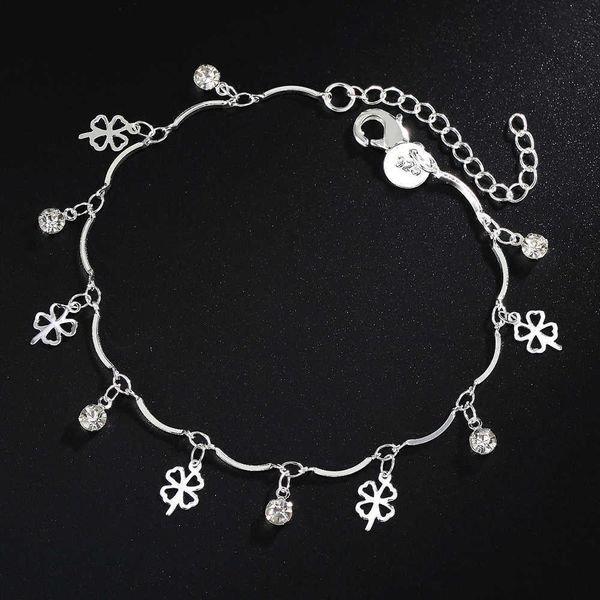 beaded strands street trend 925 sterling silver lucky clover leaf zircon chain bracelet for women fashion wedding party gifts fine jewelry l, Black
beaded strands street trend 925 sterling silver lucky clover leaf zircon chain bracelet for women fashion wedding party gifts fine jewelry l, Black