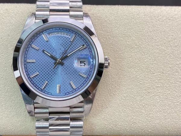with original box men watch 40mm day-date ice blue arabic rare dial automatic fashion numerals watch folding 2813 mechanical watches 2813202, Slivery;brown
with original box men watch 40mm day-date ice blue arabic rare dial automatic fashion numerals watch folding 2813 mechanical watches 2813202, Slivery;brown