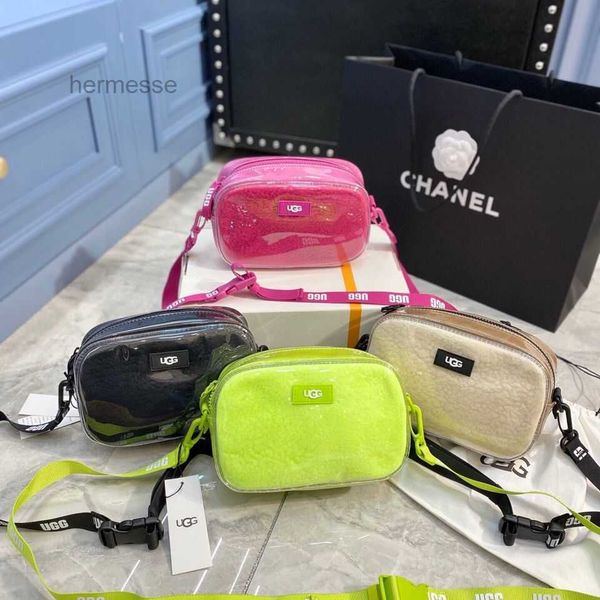 evening bags ugg designer autumn winter new u-house jelly camera bag transparent fleece one shoulder crossbody handbags
evening bags ugg designer autumn winter new u-house jelly camera bag transparent fleece one shoulder crossbody handbags