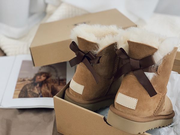 fashion designer boots warm snow boots in autumn and winter fleece ribbon bow boot, Black
fashion designer boots warm snow boots in autumn and winter fleece ribbon bow boot, Black
