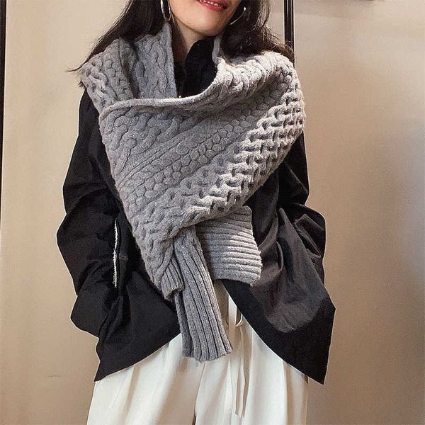 scarves autumn and winter 2022 new concave shape artifact slouchy thick stick needle wool big shawl long scarf, Blue;gray
scarves autumn and winter 2022 new concave shape artifact slouchy thick stick needle wool big shawl long scarf, Blue;gray