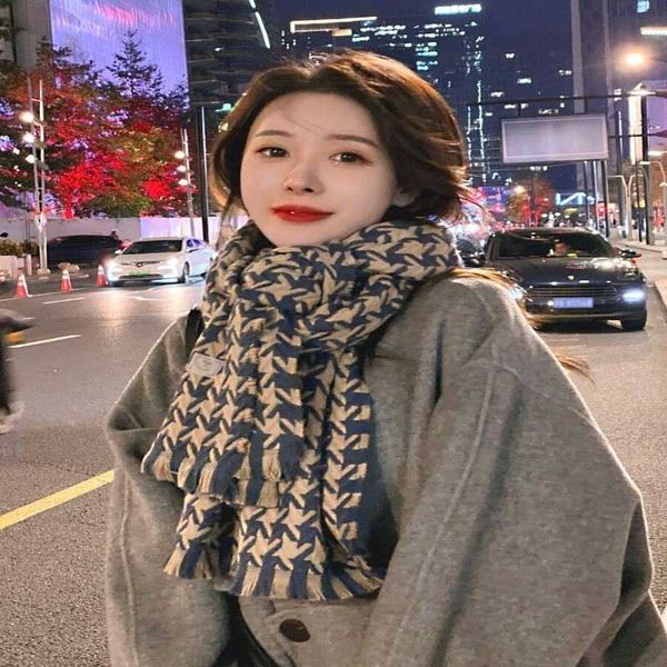 scarves thousand bird case scarf women's winter ins korean version casual versatile student couple shawl dual purpose warmth neck, Blue;gray
scarves thousand bird case scarf women's winter ins korean version casual versatile student couple shawl dual purpose warmth neck, Blue;gray