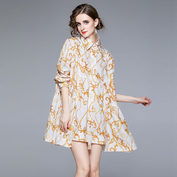 plus size printed mini shirt casual dress long sleeve 2022 runway vintage floral loose button down short dresses designer ladies resort part, Black;gray
plus size printed mini shirt casual dress long sleeve 2022 runway vintage floral loose button down short dresses designer ladies resort part, Black;gray