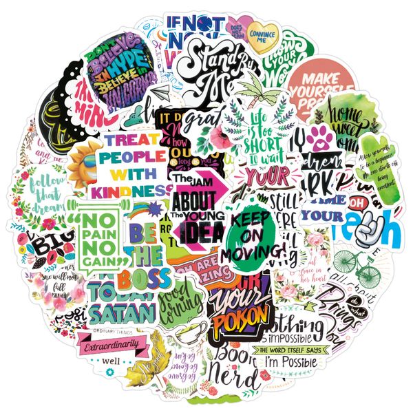 pack of 50pcs motivational stickers no-duplicate waterproof vinyl sticker for lapcomputer water bottle luggage skateboard notebook bike car
pack of 50pcs motivational stickers no-duplicate waterproof vinyl sticker for lapcomputer water bottle luggage skateboard notebook bike car