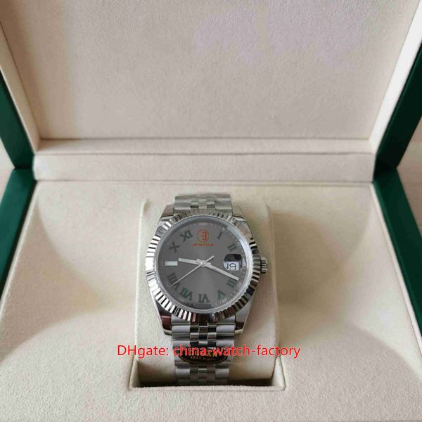 clean factory mens watch better version 41mm 126334 wimbledon jubilee bands roman gray dial watches cal.3235 mechanical movement automatic f, Slivery;brown
clean factory mens watch better version 41mm 126334 wimbledon jubilee bands roman gray dial watches cal.3235 mechanical movement automatic f, Slivery;brown
