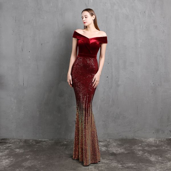 evening dresses crystals beaded sheer neck off shoulder sequined women formal prom gowns cocktail party dress plus size christmas, Black;red
evening dresses crystals beaded sheer neck off shoulder sequined women formal prom gowns cocktail party dress plus size christmas, Black;red