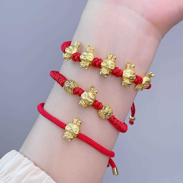 beaded strands animal year handmade braid red rope chain bracelet rabbit metal beaded bracelets for women fashion jewelry new year gifts ybr, Black
beaded strands animal year handmade braid red rope chain bracelet rabbit metal beaded bracelets for women fashion jewelry new year gifts ybr, Black