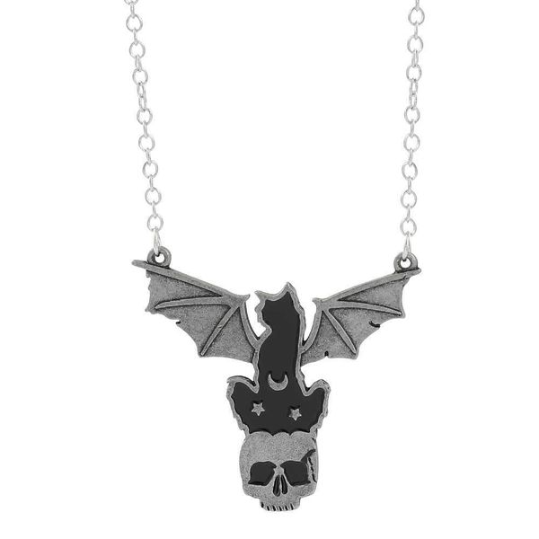 pendant necklaces gothic skull head chain pendant necklace for men women neck bat cat simple and cute vintage punk halloween jewelry gift l2, Silver
pendant necklaces gothic skull head chain pendant necklace for men women neck bat cat simple and cute vintage punk halloween jewelry gift l2, Silver