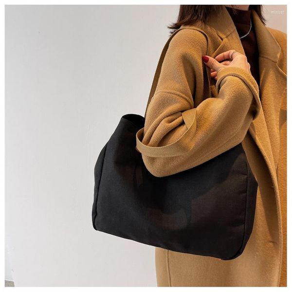 evening bags spring autum women's tote shoulder bag casual fashion large capacity handbag for women trend solid canvas female
evening bags spring autum women's tote shoulder bag casual fashion large capacity handbag for women trend solid canvas female