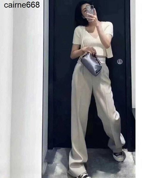 women's pants designer family new style splice high waist slim loose floor alexanders pants temperament casual pants wangs, Black;white
women's pants designer family new style splice high waist slim loose floor alexanders pants temperament casual pants wangs, Black;white