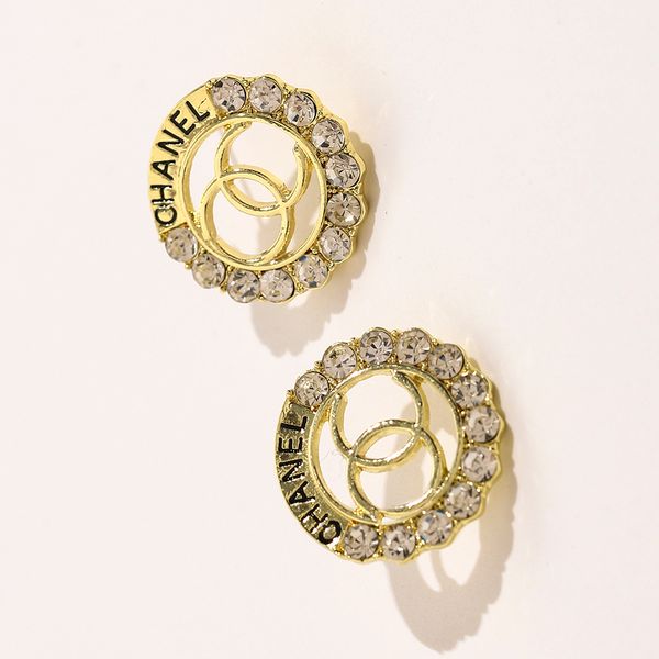 simple 18k gold plated luxury brand designers letters stud stainless steel geometric famous women crystal rhinestone earring wedding party j, Golden;silver
simple 18k gold plated luxury brand designers letters stud stainless steel geometric famous women crystal rhinestone earring wedding party j, Golden;silver