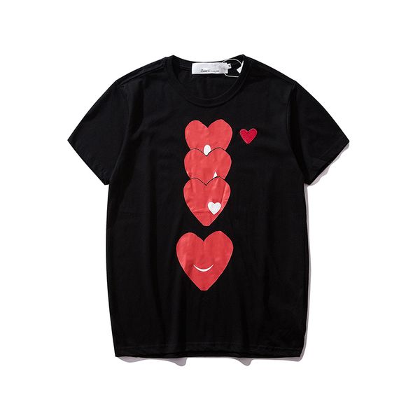 play fashion mens t-shirts designer red heart shirt casual tshirt cotton embroidery short sleeve summer t-shirt yh, White;black
play fashion mens t-shirts designer red heart shirt casual tshirt cotton embroidery short sleeve summer t-shirt yh, White;black