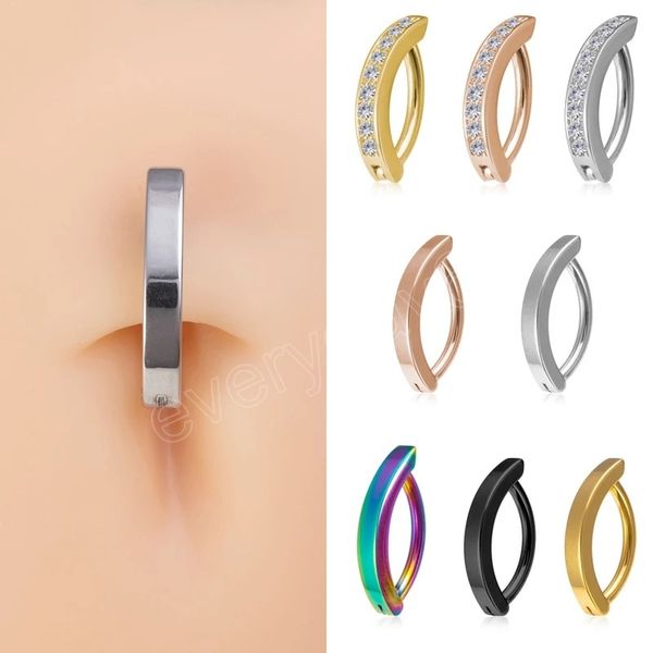 curved navel piercing for women girl simple stainless steel belly button ring beach belly bar fashion body jewelry, Silver
curved navel piercing for women girl simple stainless steel belly button ring beach belly bar fashion body jewelry, Silver
