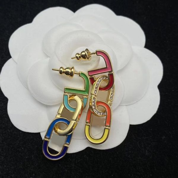 colorful letters dangle chandelier earrings 18k gold diamonds luxury designer earring women party wedding gifts jewelry with box, Silver
colorful letters dangle chandelier earrings 18k gold diamonds luxury designer earring women party wedding gifts jewelry with box, Silver