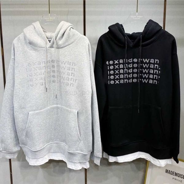 women's hoodies alexanders designer wangs sweatshirts fashion brand hooded bodysuit womens loose long sleeve, Black
women's hoodies alexanders designer wangs sweatshirts fashion brand hooded bodysuit womens loose long sleeve, Black