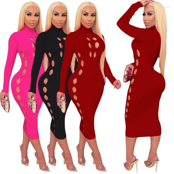 casual dresses hollow dress fashion simple solid color long-sleeved tight pencil skirt 2022 autumn long african women's clothing, Black;gray
casual dresses hollow dress fashion simple solid color long-sleeved tight pencil skirt 2022 autumn long african women's clothing, Black;gray
