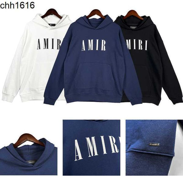 autumn and winter high version american style street hoodie tide brand amirs basic letter printed men's and women's terry hoodie, Black
autumn and winter high version american style street hoodie tide brand amirs basic letter printed men's and women's terry hoodie, Black
