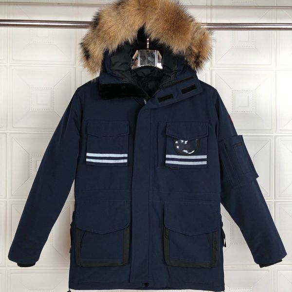 2022 down jackets canadia 10 designer fashion parka waterproof windser advanced fabric thick doudoune with real wolf fur keep warm jacket co, Black
2022 down jackets canadia 10 designer fashion parka waterproof windser advanced fabric thick doudoune with real wolf fur keep warm jacket co, Black