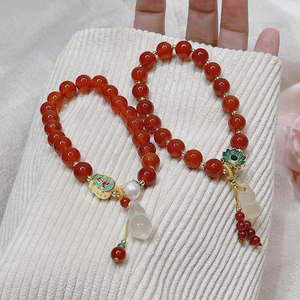beaded strands new arrival vintage gourd/lotus natural agate beaded strand bracelets for women couple lucky fine jewelry accessories ybr618, Black
beaded strands new arrival vintage gourd/lotus natural agate beaded strand bracelets for women couple lucky fine jewelry accessories ybr618, Black