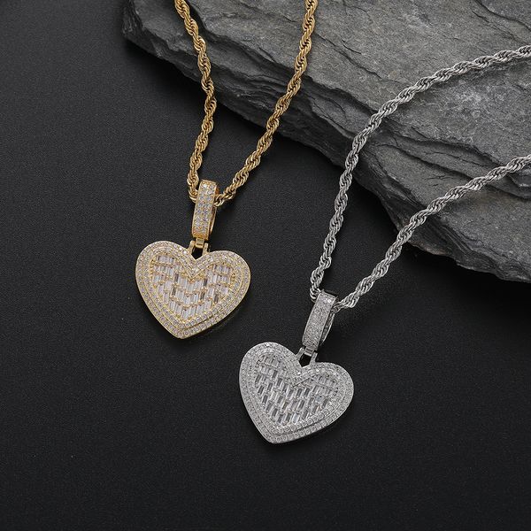 hip hop iced out heart pendant charm hearts shaped copper zircon pendant necklace for men women, Silver
hip hop iced out heart pendant charm hearts shaped copper zircon pendant necklace for men women, Silver