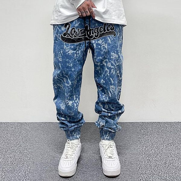 tie dye washed letter embroidery drawstring jeans pants men's joggers sweatpants oversize casual denim trousers, Black;brown
tie dye washed letter embroidery drawstring jeans pants men's joggers sweatpants oversize casual denim trousers, Black;brown