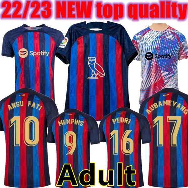 raphinha lewandowski kessie pedri soccer jersey ferran 21 22 23 camisetas de ansu fati 2022 2023 kit shirt men kids kounde barcelonas specia, Black;yellow
raphinha lewandowski kessie pedri soccer jersey ferran 21 22 23 camisetas de ansu fati 2022 2023 kit shirt men kids kounde barcelonas specia, Black;yellow