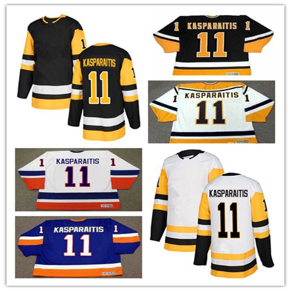1998 vintage ccm ny #11 darius kasparaitis hockey jerseys stitched white black blue alternate uniforms men, Black;red
1998 vintage ccm ny #11 darius kasparaitis hockey jerseys stitched white black blue alternate uniforms men, Black;red