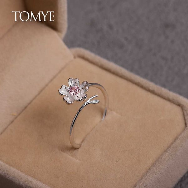 Ring 925 Sterling Silver for Women Girl TOMYE J22S003 High Quality Pink Zircon Flower Opening Adjustable Jewelry Wedding Gifts
Ring 925 Sterling Silver for Women Girl TOMYE J22S003 High Quality Pink Zircon Flower Opening Adjustable Jewelry Wedding Gifts