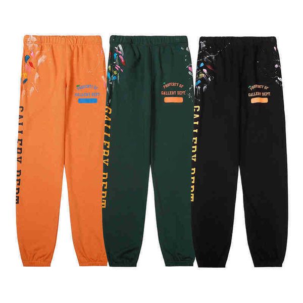 designer trendy gallerydept casual pants high men's street women's solid color los angeles, Black
designer trendy gallerydept casual pants high men's street women's solid color los angeles, Black