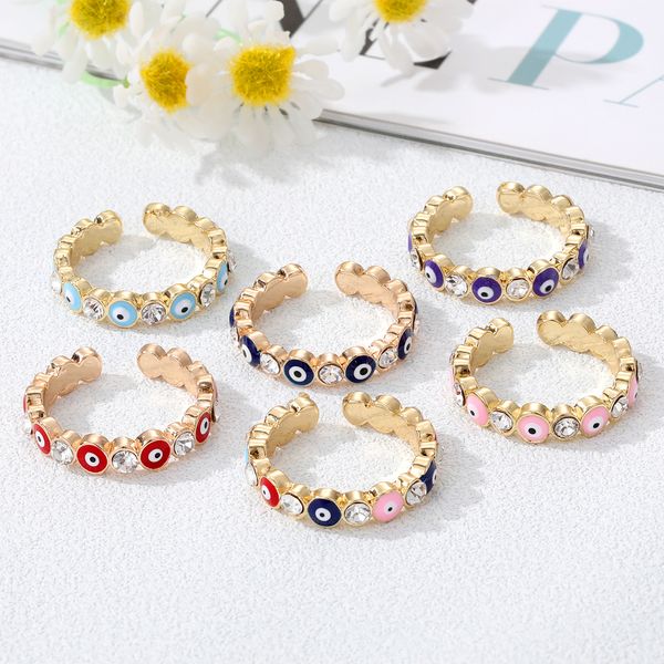 lucky crystal turkish red blue evil eyes ring for women men geometric open design couple rings wedding jewelry friends, Golden;silver
lucky crystal turkish red blue evil eyes ring for women men geometric open design couple rings wedding jewelry friends, Golden;silver