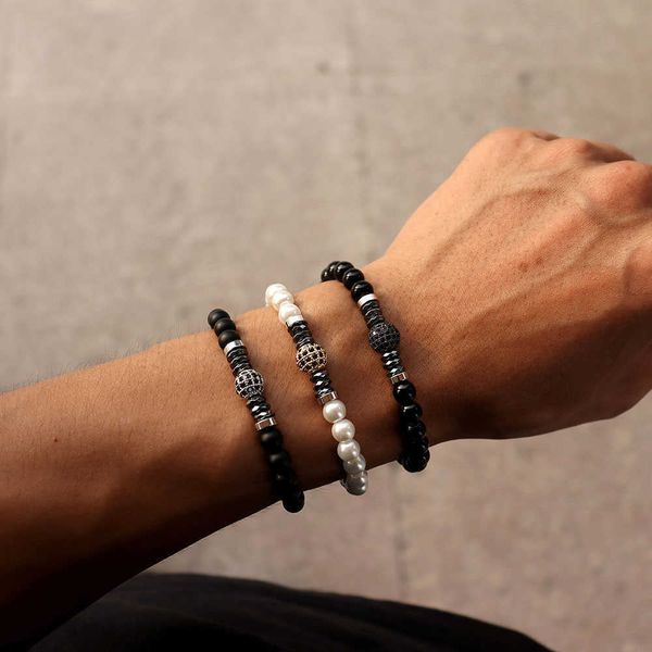 beaded strands 2022 new trendy disco ball men bracelet luxury pave cubic zirconia strand matte bead bracelet for men jewelry gift l221012, Black
beaded strands 2022 new trendy disco ball men bracelet luxury pave cubic zirconia strand matte bead bracelet for men jewelry gift l221012, Black